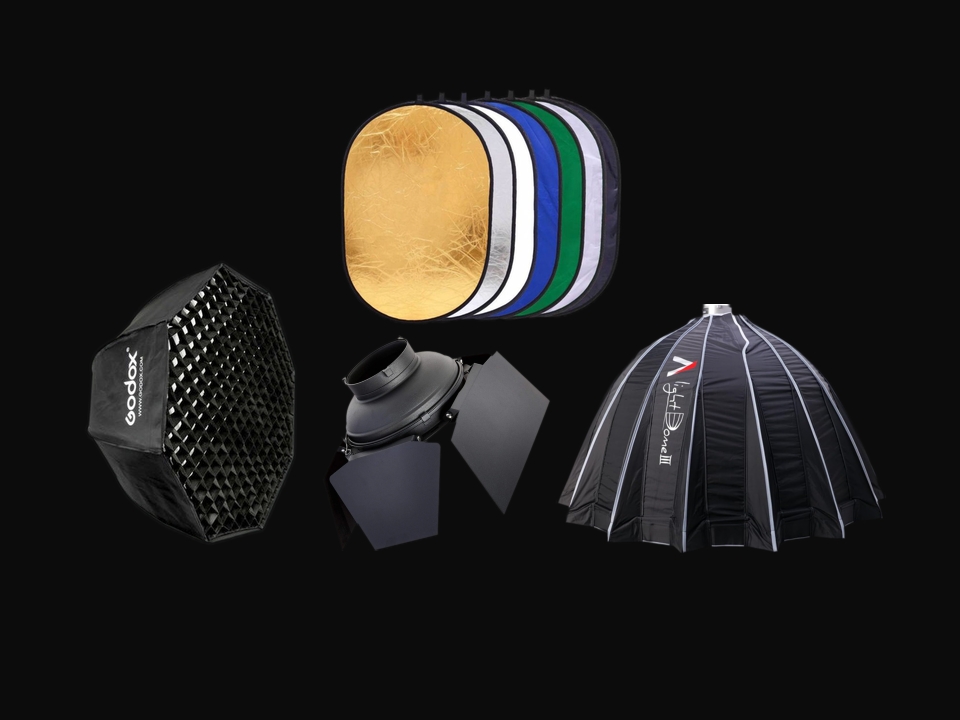 Softboxes and reflectors